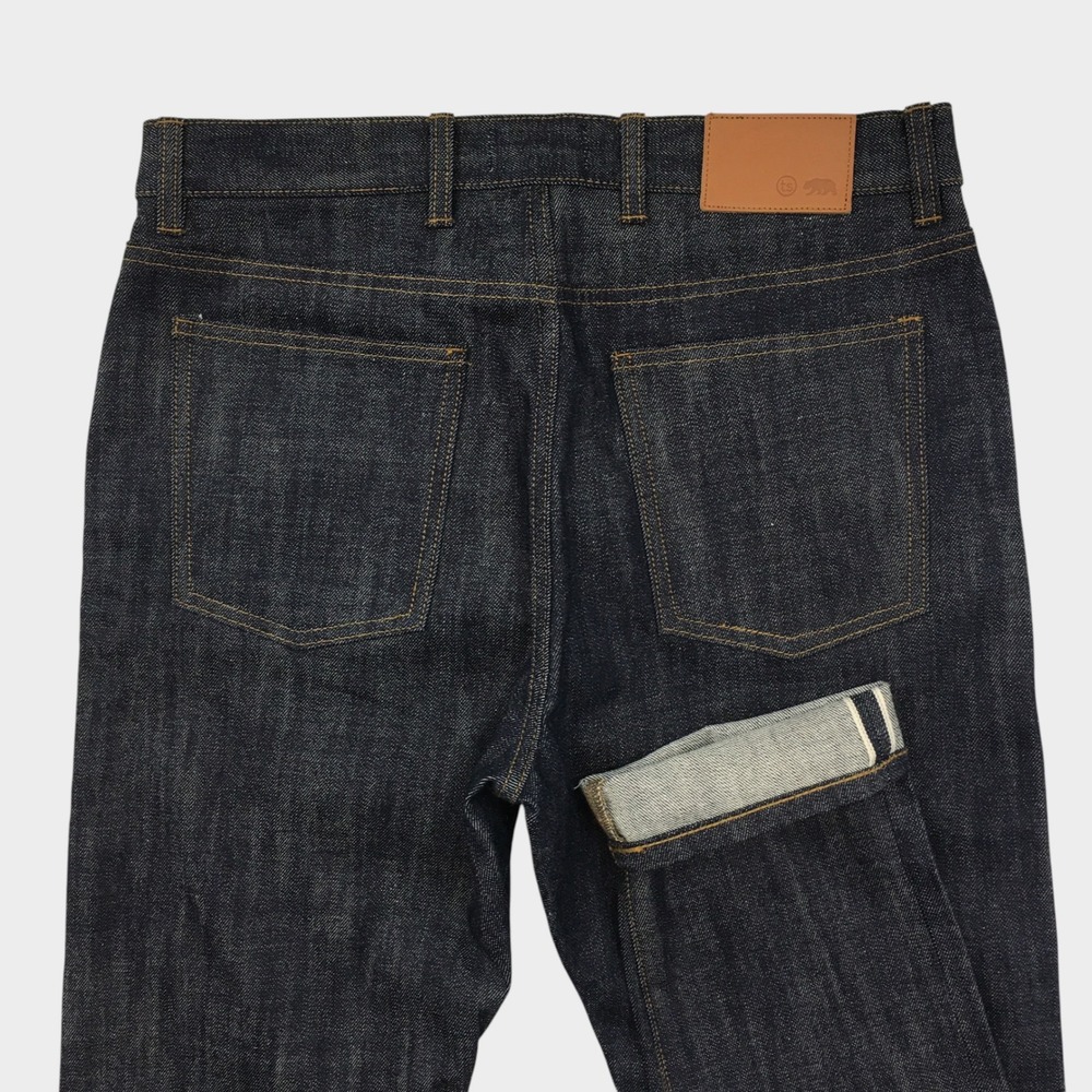 Taylor Stitch Mens Slim Jean 32x32 Dark Indigo Organic Selvedge Denim Pants
